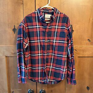 Goodfellow Standard Fit Light-weight Flannel Longsleeve Casual Shirt Mens L